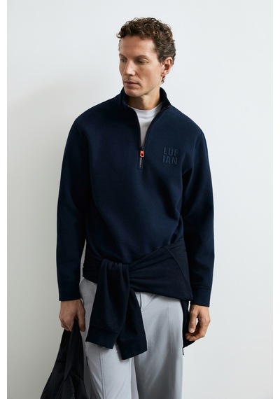Lufian Chase Erkek Sweatshirt 112030213 Lacivert