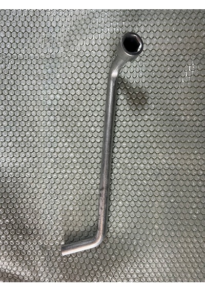 24 Mm Bijon Anahtarı Kalın L Tip Çelik Eğri Kol