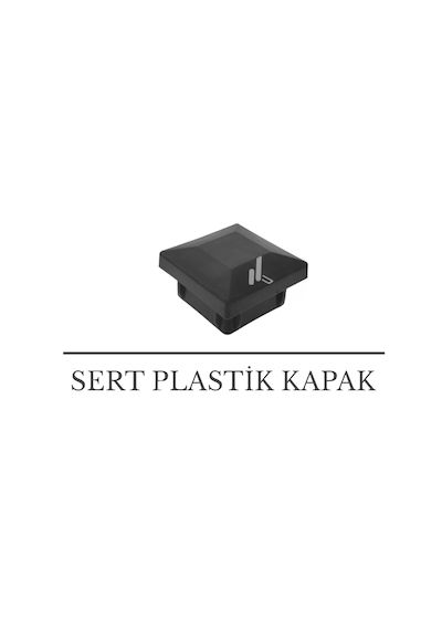 Konak Tel Çit Sistemleri Panel Çit Direği Kapağı Antrasit