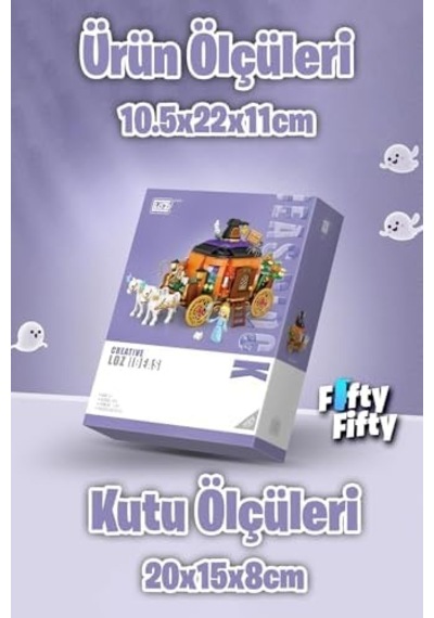 Loz Serisi Kabak Arabası 839 Parça Oyuncak Yapım Seti Fflz-1134