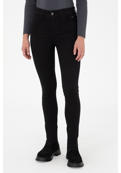 U.s. Polo Assn. Kadın Siyah Pantolon Jean 50289341-dn0027 Black