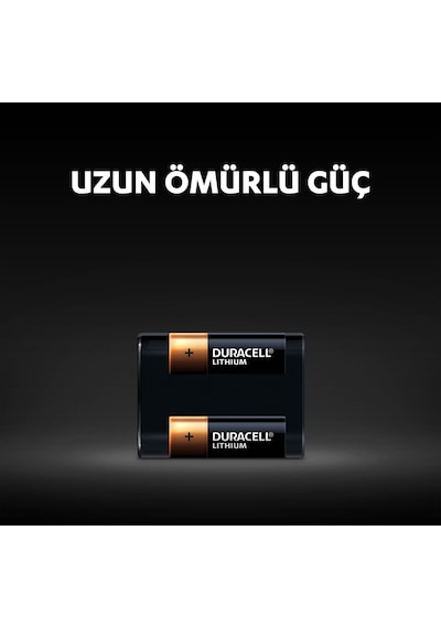 Duracell Özel Yüksek Güçlü Lityum 245 Fotoğraf Pili 6V (2CR5 / 245)