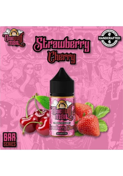 One Puff Man Strawberry Cherry 30 ML 20 MG