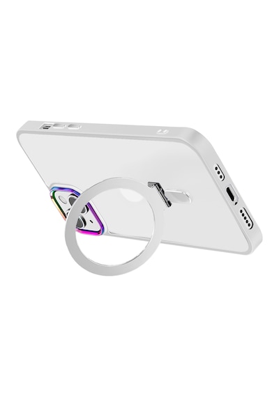 Apple Uyumlu iPhone Buff 13 Bumpermag Kılıf White