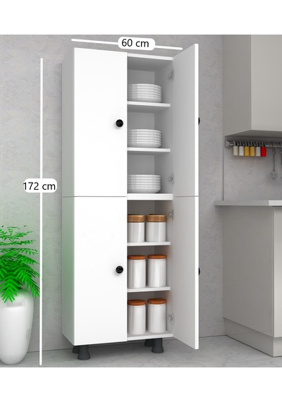 Çok Amaçlı Dolap Mutfak Kiler Banyo Dolabı 60 Cm Suntalam