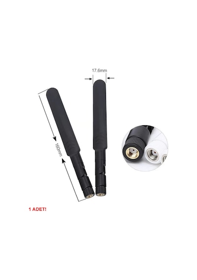 8dbi Rp Sma Erkek Dişi Anten 2.4ghz 5.8ghz Rf Gsm Wifi Sinyal Kuvvetlendirici Anten Modem Telsiz
