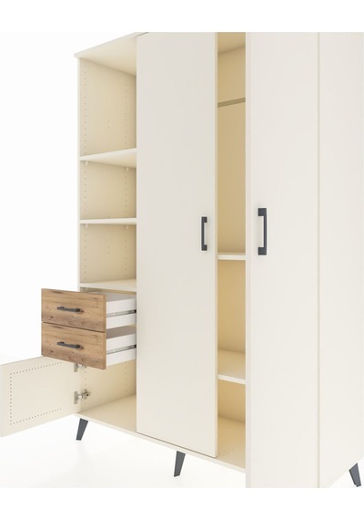Hyperion Dolap 5 Raflı 2 Çekmeceli Tek Askılı 132x44x195 Aytaşı-aytaşı/çam Aytası/atlas Çam - Aytası Hyperion Dolap 5 Raflı 2 Çekmeceli Tek Askılı 132x44x195 Aytaşı-aytaşı/çam Aytası/atlas Çam - Aytası
