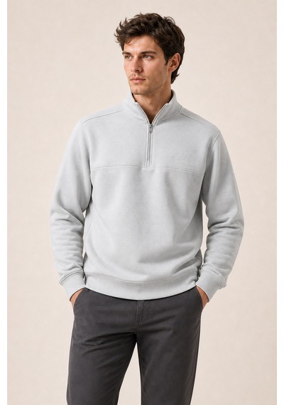 Redline Knel Regular Fit Kışlık Yeni Sezon Erkek Sweatshirt Gri