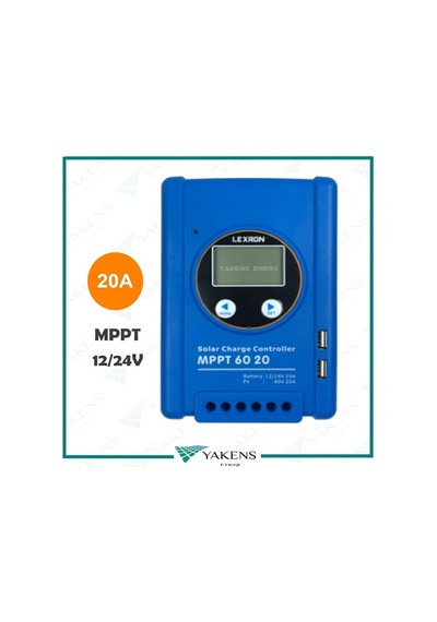 20a Amper Mppt 12/24v Solar Şarj Kontrol Cihazı Mppt Regülatör Lexron