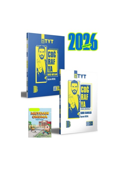 Benim Hocam Tyt Coğrafya Ders Notları Ve Çözümlü Soru Bankası Seti 2 Kitap