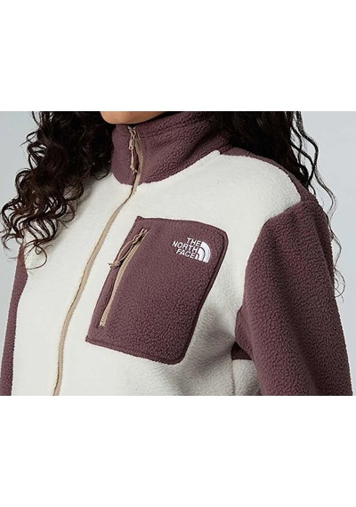 The North Face W Yumiori Full Zip Kadın Outdoor Polar Ceket Nf0a8e88ewo1 Beyaz Beyaz