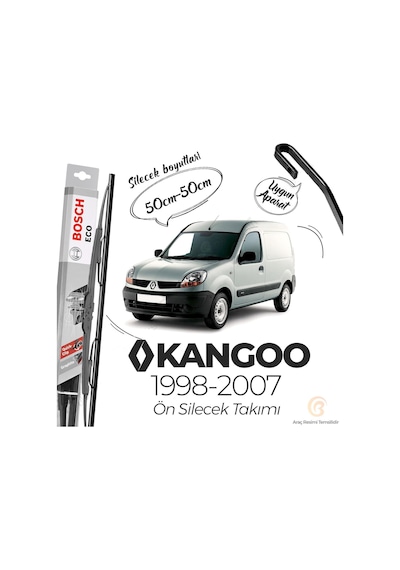 Bosch Eco Renault Kangoo 1998 - 2007 Ön Silecek Takımı