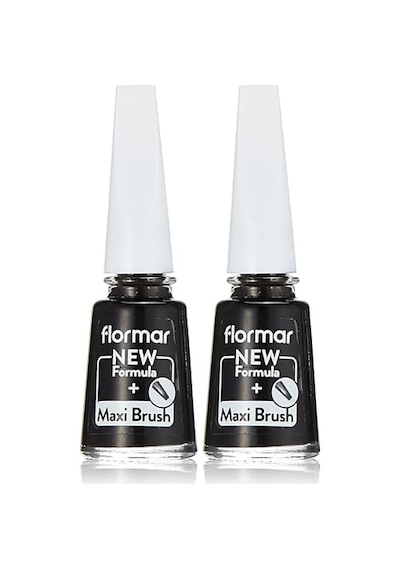Klasik Parlak Bitişli Yüksek Pigmentli Oje Nail Enamel 313 Black Minimalism New 2 Paketi Diğer