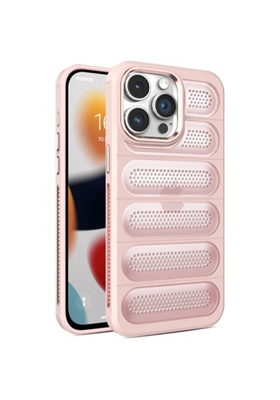Newface Apple İphone 15 Pro Max Kılıf Airmax Silikon Kapak - Pembe