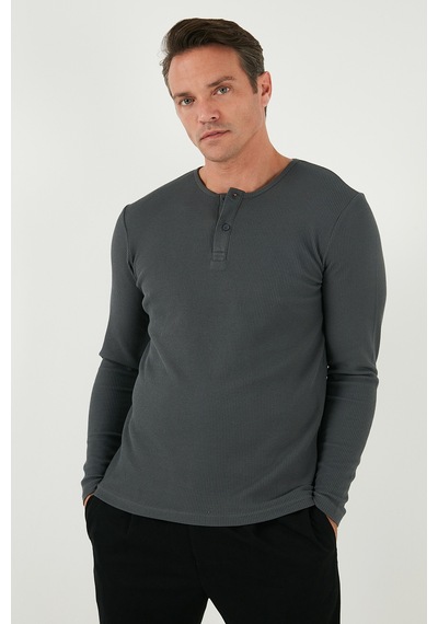 Buratti Erkek Sweat 5905070 Antrasit Antrasit