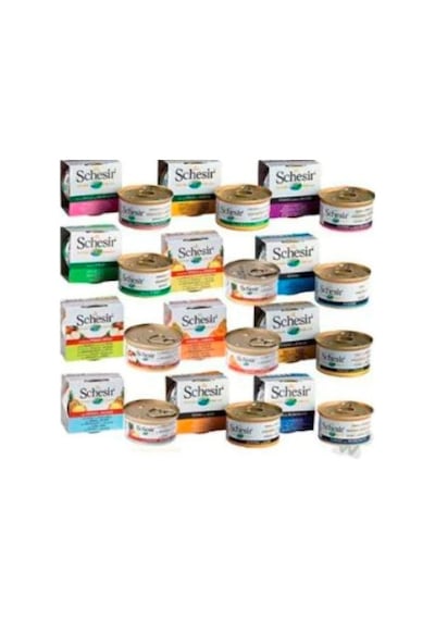 Schesir Karışık Konserve Yetişkin Kedi Maması 24 x 85 G