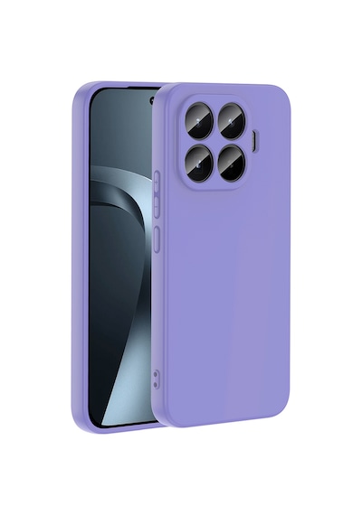 Xiaomi 17t Pro Kılıf Yumuşak Silikon Kamera Korumalı Lansman Pazarplus Lila