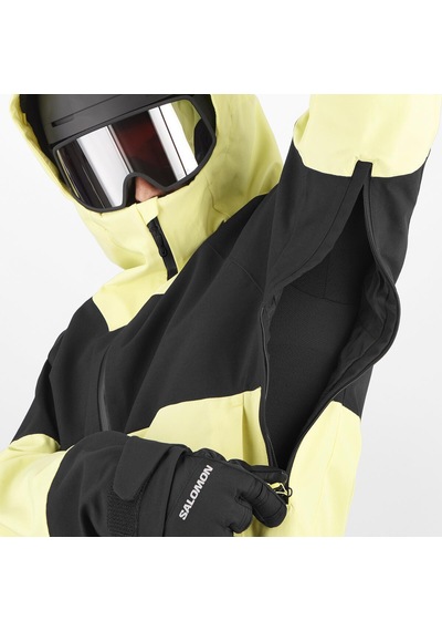 Salomon Transfer Anorak Erkek Kayak Montu Black Lc2145300 Siyah