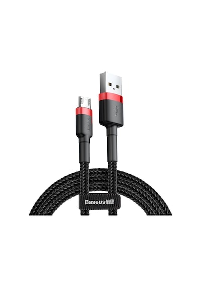 Baseus Cafule 2.4a Micro Usb 0.5 Metre Şarj Kablosu Siyah