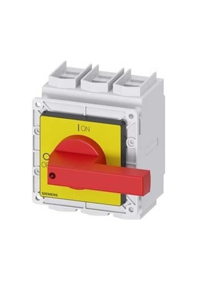 Siemens 3ld2305-0tk13 Acil Stop Şalterleri Önden Tespitli Tahrik Kolu Sarı Kırmızı A160 75 Kw