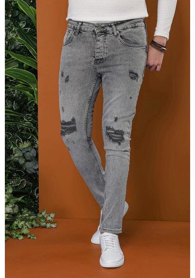 Efor Denim Pnt 118 Gri Jean Pantolon Gri