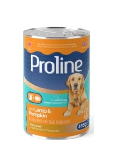 Proline Pate 395 Gr İçinde Et Parçacıklı Kuzu Etli Ve Bal Kabaklı Yetişkin Konserve Köpek Maması