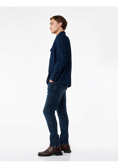 Koton Normal Bel Skinny Fit Jean Pantolon - Michael Jean İndigo Stone 6wam40051nd İndigo - Taş Koton Normal Bel Skinny Fit Jean Pantolon - Michael Jean İndigo Stone 6wam40051nd İndigo - Taş