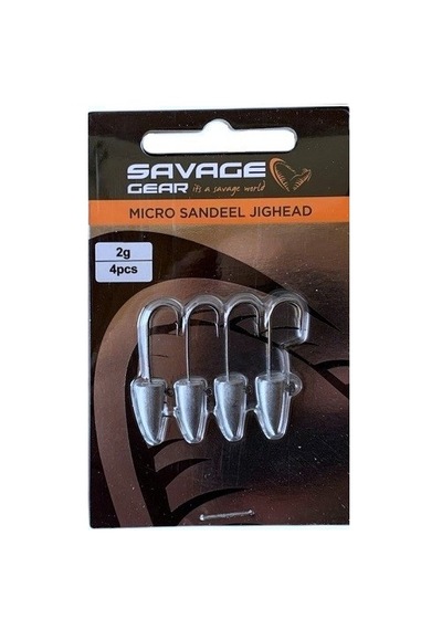 Savage Gear Lrf Micro Sandeel Jighead 2gr 4 Adet