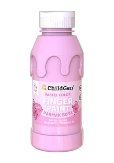 Süper Yıkanabilir Parmak Boya 350ml - Pembe Diğer