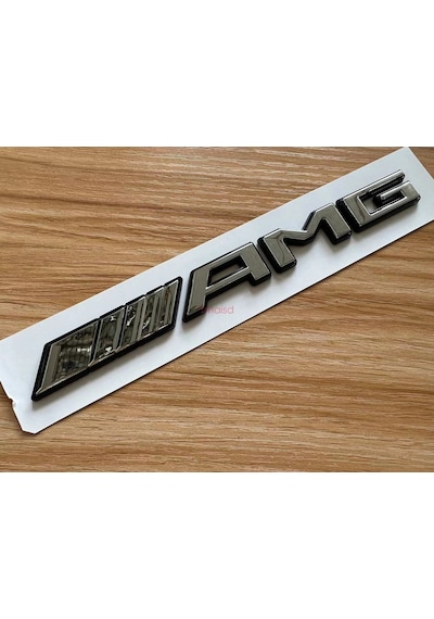 Amg Özel Tasarım Krom-piano Black Bagaj Yazısı 3m 3d Absmercedes C