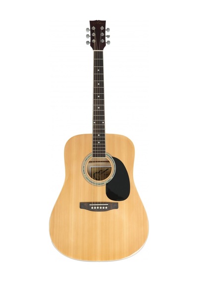 Almira F650n Naturel Akustik Gitar Çelik Telli Dreadnought Gövde Güçlü Ses