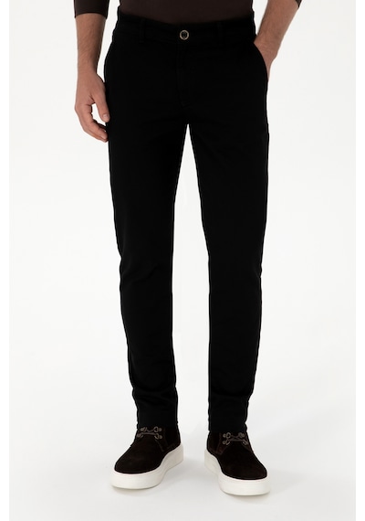 U.s. Polo Assn. Erkek Siyah Pantolon Kanvas-chino 50316831-vr046 Siyah