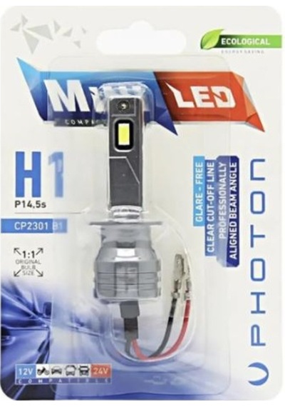 Mini H1 12-24v Compact Led 2 Adet