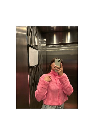 Maison Velora Kadın Pembe Basic Crop Yumuşak Dokulu Dik Yaka Triko Hırka-27aj001 Pembe 923043141 Pembe Maison Velora Kadın Pembe Basic Crop Yumuşak Dokulu Dik Yaka Triko Hırka-27aj001 Pembe 923043141 Pembe