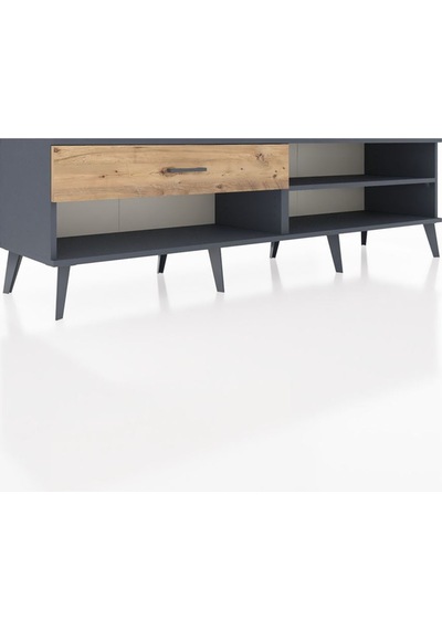 Hyperion Tv Ünitesi Tek Raflı Tek Çekmeceli 176x44x51 Antrasit-antrasit/çam Antrasıt/atlas Çam Hyperion Tv Ünitesi Tek Raflı Tek Çekmeceli 176x44x51 Antrasit-antrasit/çam Antrasıt/atlas Çam