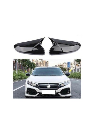 Honda Civic 16- Fc5 Araca Özel Batman Yarasa Ayna Kapağı Pianobla