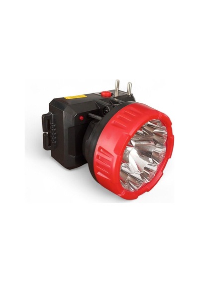 Ultra Güçlü 1w 8led Düşük 10 Yüksek 5 Saate Kadar Çalışma Süreli Kafa Lambası Kırmızı