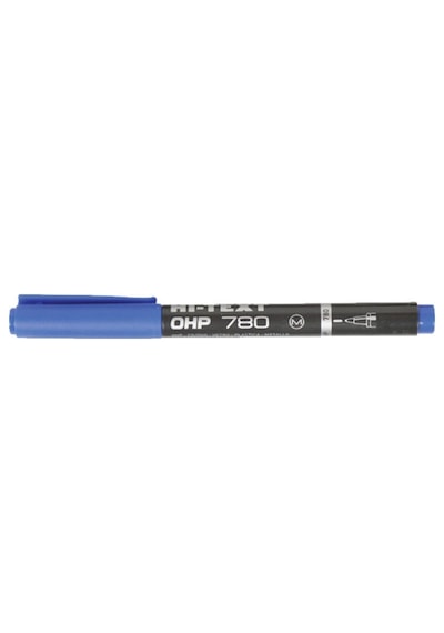 Hitext Asetat Kalemi M Mavi 12 Li 780mm 1 Paket 12 Adet Çok Renkli