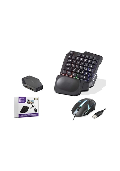 Pubg Mobile Klavye Mouse Konsol Dönüştürücü Siyah Andorid Uyumlu Nodar Nd762