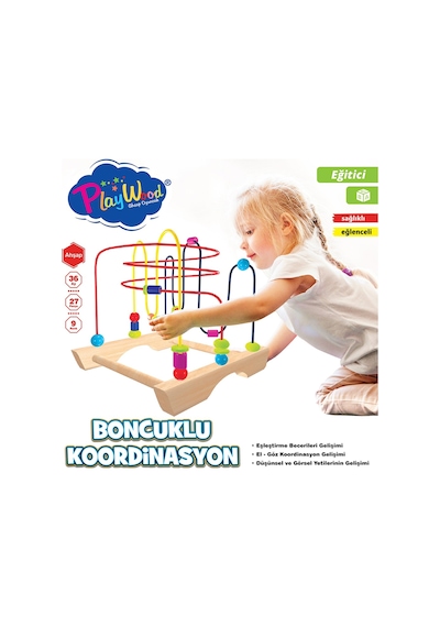 Play Wood Ahşap Boncuklu Koordinasyon 354