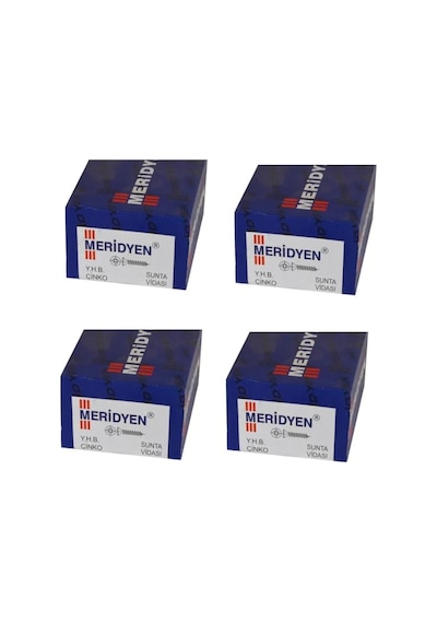 Meridyen Sunta Vidası 3.5x45 2000 Adet 4 Paket