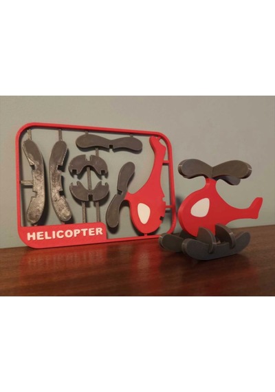 Meydora 3d Helikopter Yapboz Montaj Ve İnşa Oyuncağı Eğitici Stem Oyuncak