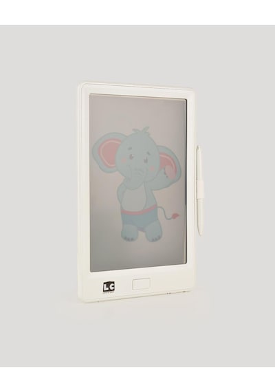 10 İnch Şeffaf Lcd Dijital 4 Adet Çizim Kartlı Tablet- Beyaz Beyaz
