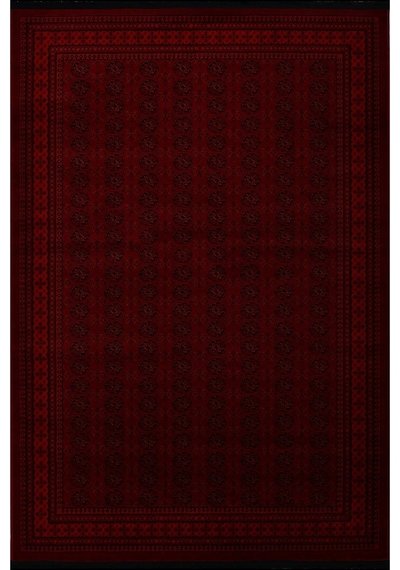 Afgan Türkmen Otantik Desenli Dokuma 9581b Salon Ve Oturma Odası Halısı