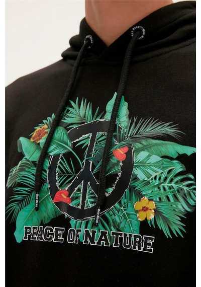 Bad Bear Re-born Hoodie Erkek Sweatshirt-5078 Night