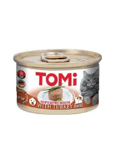 Tomi Superpremium Hindi Etli Tahılsız Yetişkin Konserve Kedi Maması 85 G