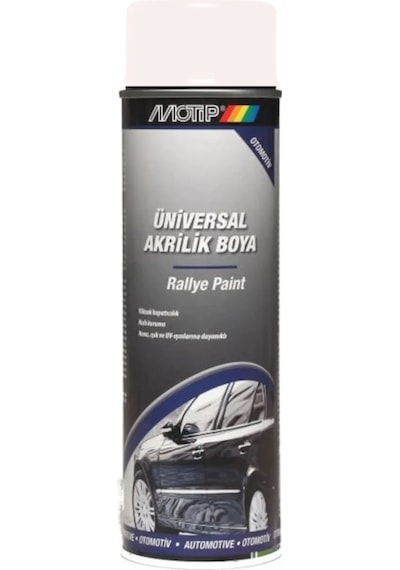 Motip Parlak Beyaz Üniversal Akrilik Sprey Boya 500 ML