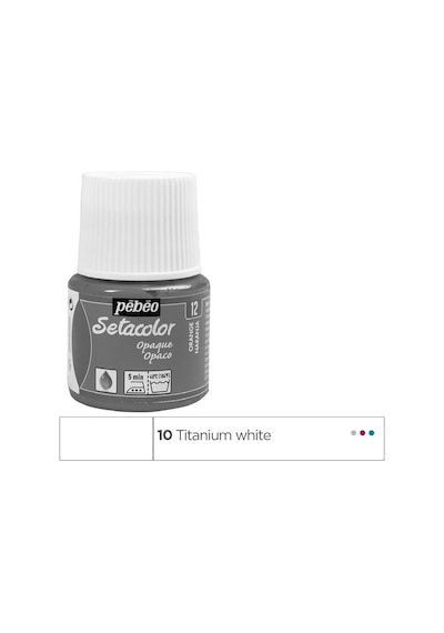 Pebeo Setacolor Opak Örtücü Kumaş Boyası Blanc Titane 295-10