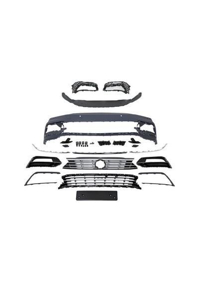 Vw Passat B8 R-line Ön Tampon & Panjur Seti
