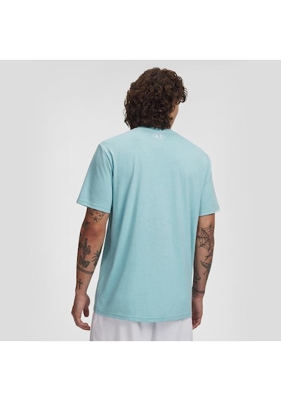 Under Armour Sportstyle Left Chest Erkek Mavi Tişört